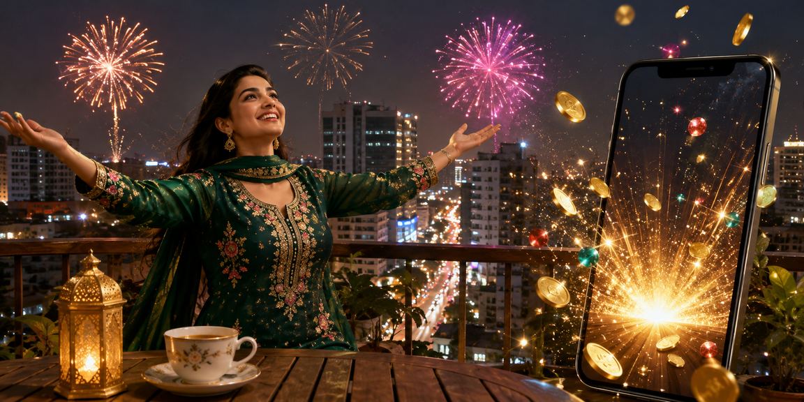 ঈদ উৎসবে চট্টগ্রামে মোবাইলে nowspin জ্যাকপট খেলছেন একজন ব্যবহারকারী
